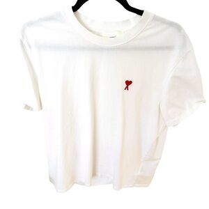 AMI Alexandre Mattiussi White t-shirt large
